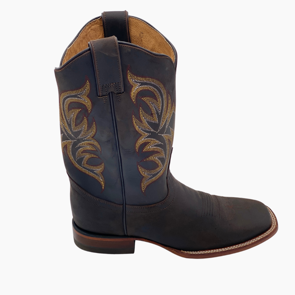 Bota Vaquera Hombre Vegas Crazy Cafe Suela de Cuero