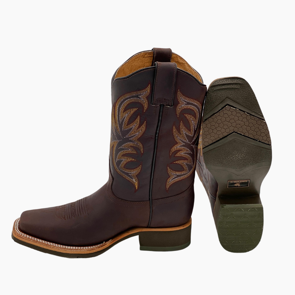 Bota Vaquera Hombre Montana Crazy Cafe Punta Rodeo Suela Flex El Gran Rodeo Boutique